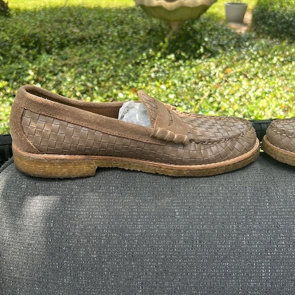 ▶️ G.H. Bass ◀️ Larson Woven Penny
Loafer In Sand. new condition.  Size 9 - Picture 6 of 16